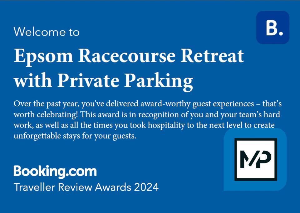 Epsom Racecourse Retreat With Private Parking Apartment Exterior photo